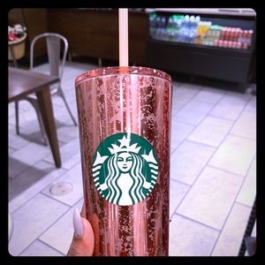 🛑 STOP!!! SOLD!!!!Starbucks rose gold cold cup